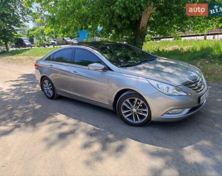 Сірий Хендай Соната, об'ємом двигуна 2.4 л та пробігом 256 тис. км за 9500 $, фото 1 на Automoto.ua