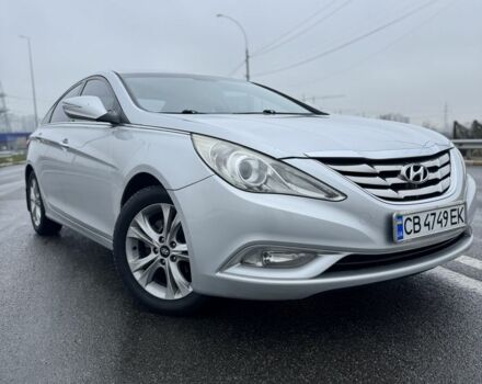 Серый Хендай Соната, объемом двигателя 2.4 л и пробегом 200 тыс. км за 7500 $, фото 1 на Automoto.ua