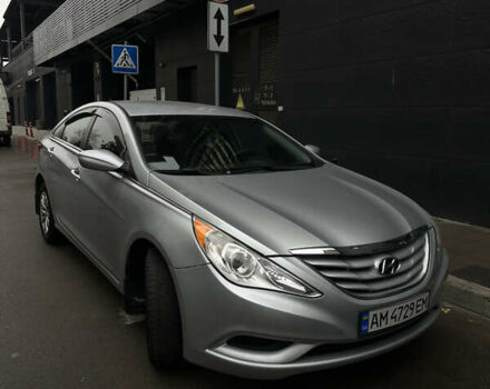 Серый Хендай Соната, объемом двигателя 2.4 л и пробегом 222 тыс. км за 7900 $, фото 1 на Automoto.ua