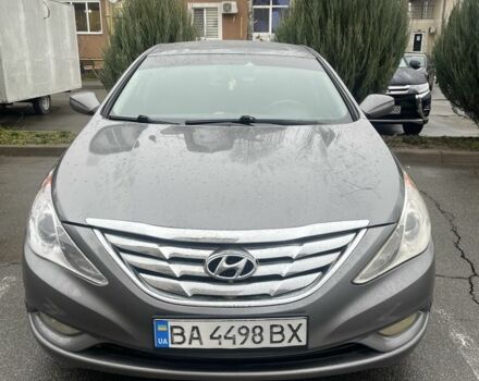 Серый Хендай Соната, объемом двигателя 2.4 л и пробегом 270 тыс. км за 7800 $, фото 1 на Automoto.ua