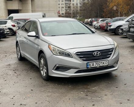 Серый Хендай Соната, объемом двигателя 2.4 л и пробегом 150 тыс. км за 7800 $, фото 1 на Automoto.ua