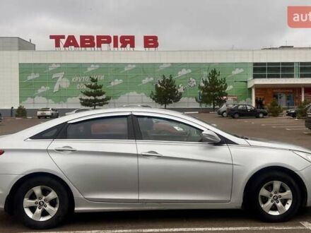 Серый Хендай Соната, объемом двигателя 2 л и пробегом 192 тыс. км за 8400 $, фото 1 на Automoto.ua