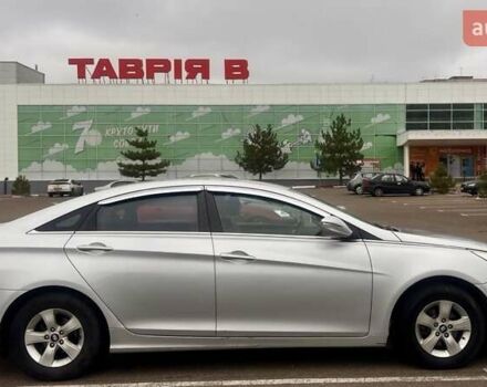 Серый Хендай Соната, объемом двигателя 2 л и пробегом 192 тыс. км за 8400 $, фото 1 на Automoto.ua