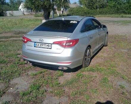 Серый Хендай Соната, объемом двигателя 2.4 л и пробегом 134 тыс. км за 9800 $, фото 1 на Automoto.ua
