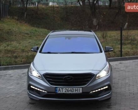 Серый Хендай Соната, объемом двигателя 2.36 л и пробегом 118 тыс. км за 11300 $, фото 1 на Automoto.ua