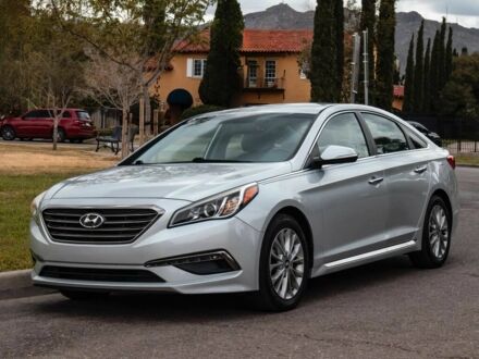 Серый Хендай Соната, объемом двигателя 2.4 л и пробегом 76 тыс. км за 5700 $, фото 1 на Automoto.ua