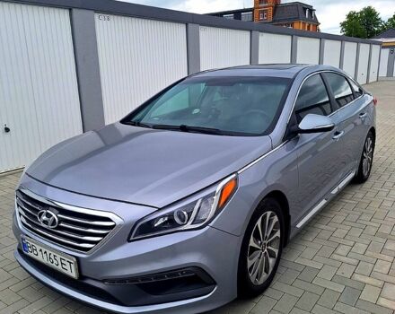 Сірий Хендай Соната, об'ємом двигуна 2.4 л та пробігом 160 тис. км за 10000 $, фото 1 на Automoto.ua