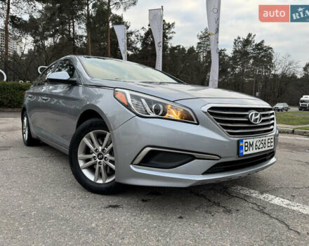 Серый Хендай Соната, объемом двигателя 2.36 л и пробегом 93 тыс. км за 9800 $, фото 1 на Automoto.ua