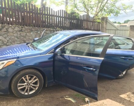 Синий Хендай Соната, объемом двигателя 2.4 л и пробегом 140 тыс. км за 9000 $, фото 6 на Automoto.ua
