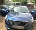Синий Хендай Соната, объемом двигателя 2.4 л и пробегом 140 тыс. км за 9000 $, фото 1 на Automoto.ua