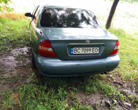 Синій Хендай Соната, об'ємом двигуна 2 л та пробігом 200 тис. км за 800 $, фото 6 на Automoto.ua