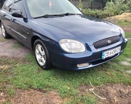 Синий Хендай Соната, объемом двигателя 2 л и пробегом 294 тыс. км за 2700 $, фото 3 на Automoto.ua