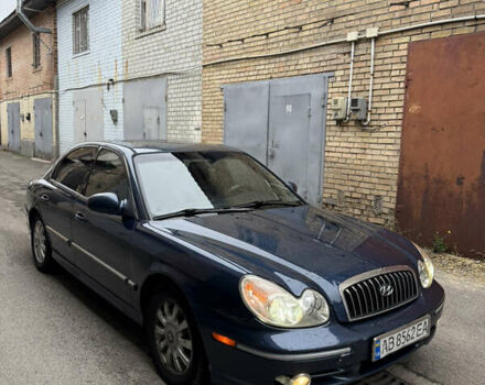 Синий Хендай Соната, объемом двигателя 2.7 л и пробегом 176 тыс. км за 3500 $, фото 5 на Automoto.ua