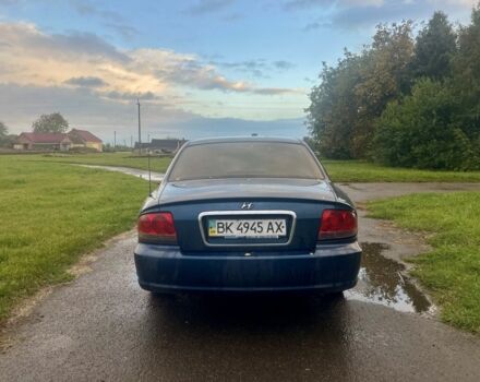 Синий Хендай Соната, объемом двигателя 2 л и пробегом 384 тыс. км за 2999 $, фото 5 на Automoto.ua