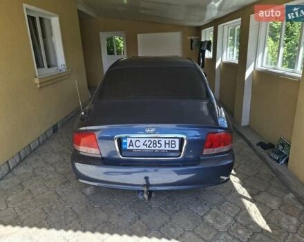 Синій Хендай Соната, об'ємом двигуна 2 л та пробігом 325 тис. км за 3700 $, фото 2 на Automoto.ua