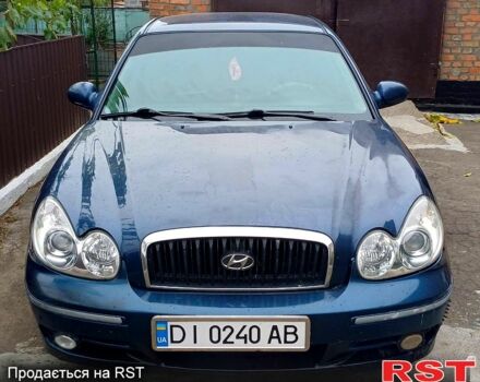 Синий Хендай Соната, объемом двигателя 2.7 л и пробегом 242 тыс. км за 3380 $, фото 5 на Automoto.ua