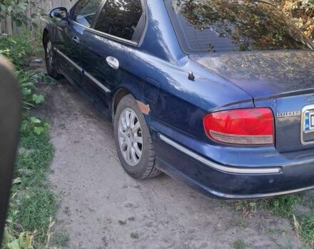 Синій Хендай Соната, об'ємом двигуна 2.7 л та пробігом 150 тис. км за 1600 $, фото 3 на Automoto.ua