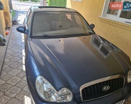 Синій Хендай Соната, об'ємом двигуна 2 л та пробігом 325 тис. км за 3700 $, фото 3 на Automoto.ua