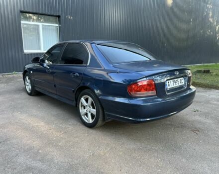 Синий Хендай Соната, объемом двигателя 2 л и пробегом 344 тыс. км за 3000 $, фото 6 на Automoto.ua