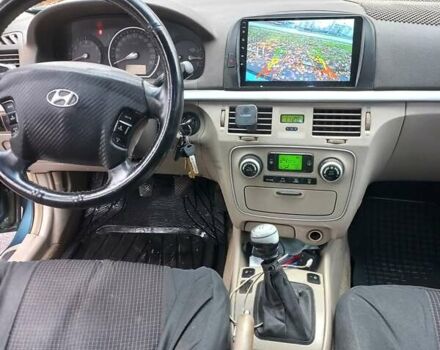Синий Хендай Соната, объемом двигателя 2.36 л и пробегом 357 тыс. км за 4400 $, фото 6 на Automoto.ua