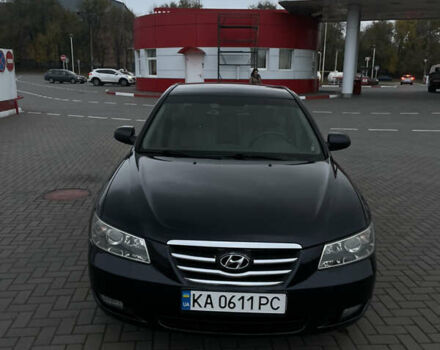Синій Хендай Соната, об'ємом двигуна 2.4 л та пробігом 226 тис. км за 7200 $, фото 1 на Automoto.ua