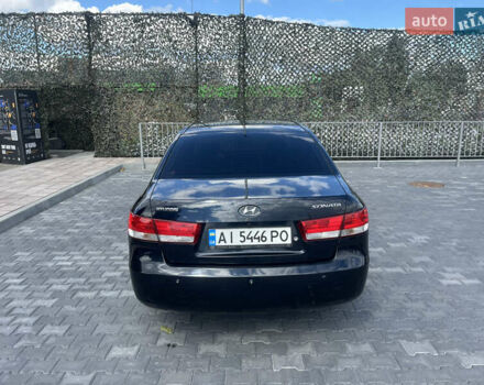 Синий Хендай Соната, объемом двигателя 2.36 л и пробегом 345 тыс. км за 5999 $, фото 5 на Automoto.ua