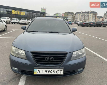 Синий Хендай Соната, объемом двигателя 2 л и пробегом 267 тыс. км за 4250 $, фото 2 на Automoto.ua