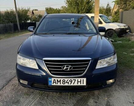 Синий Хендай Соната, объемом двигателя 2 л и пробегом 340 тыс. км за 5800 $, фото 19 на Automoto.ua
