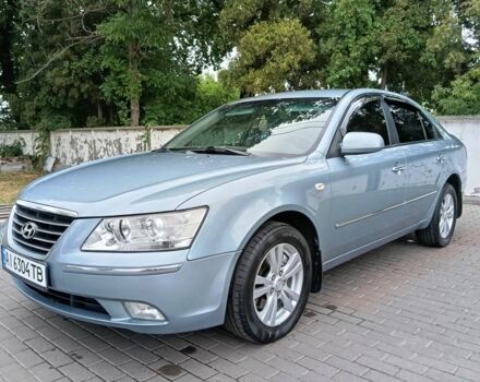 Синий Хендай Соната, объемом двигателя 2 л и пробегом 172 тыс. км за 7500 $, фото 12 на Automoto.ua