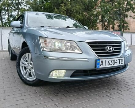 Синий Хендай Соната, объемом двигателя 2 л и пробегом 172 тыс. км за 7500 $, фото 1 на Automoto.ua