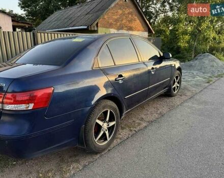 Синий Хендай Соната, объемом двигателя 2 л и пробегом 340 тыс. км за 5800 $, фото 24 на Automoto.ua