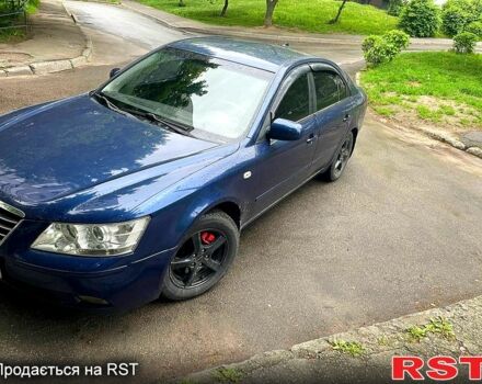 Хендай Соната 2008 у Белой Церкве на Automoto.ua Синій Хендай Соната, об'ємом двигуна 2 л та пробігом 245 тис. км за 5600 $, фото 4 на Automoto.ua