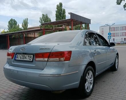 Синий Хендай Соната, объемом двигателя 2 л и пробегом 172 тыс. км за 7500 $, фото 7 на Automoto.ua