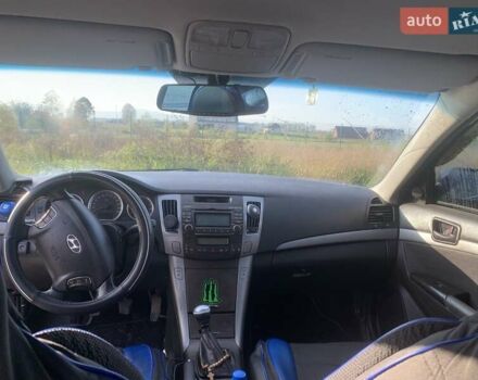 Синий Хендай Соната, объемом двигателя 2 л и пробегом 204 тыс. км за 6200 $, фото 1 на Automoto.ua