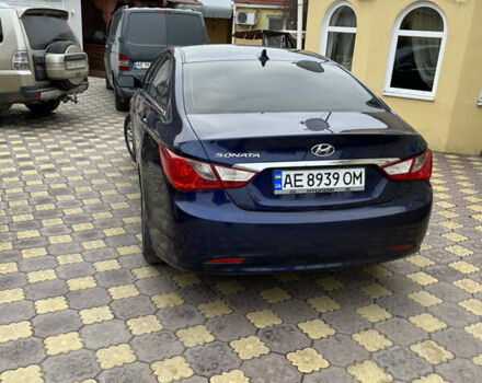 Синий Хендай Соната, объемом двигателя 2.4 л и пробегом 150 тыс. км за 9300 $, фото 6 на Automoto.ua