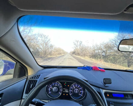 Синий Хендай Соната, объемом двигателя 2.4 л и пробегом 150 тыс. км за 9300 $, фото 5 на Automoto.ua