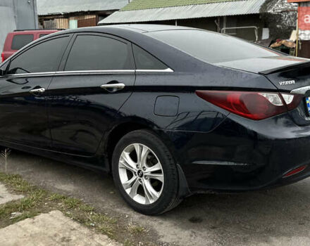Синій Хендай Соната, об'ємом двигуна 2.4 л та пробігом 250 тис. км за 8000 $, фото 1 на Automoto.ua