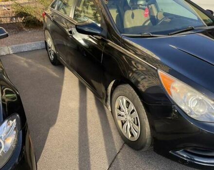 Синий Хендай Соната, объемом двигателя 2.36 л и пробегом 230 тыс. км за 7799 $, фото 2 на Automoto.ua