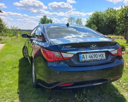 Синий Хендай Соната, объемом двигателя 2.4 л и пробегом 185 тыс. км за 7300 $, фото 6 на Automoto.ua