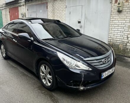 Синій Хендай Соната, об'ємом двигуна 2.4 л та пробігом 273 тис. км за 6500 $, фото 1 на Automoto.ua