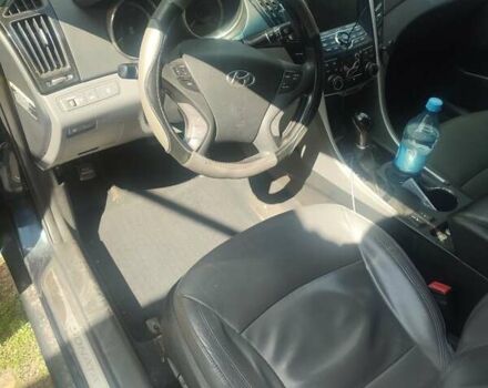 Синий Хендай Соната, объемом двигателя 2.36 л и пробегом 265 тыс. км за 7400 $, фото 2 на Automoto.ua