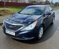 Синий Хендай Соната, объемом двигателя 2.4 л и пробегом 236 тыс. км за 7300 $, фото 1 на Automoto.ua