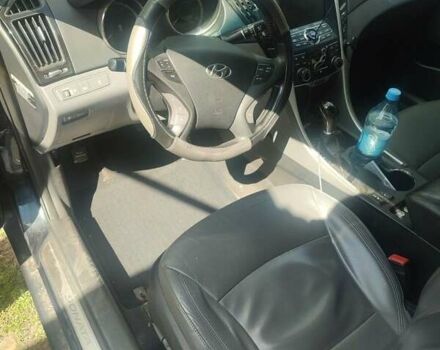 Синий Хендай Соната, объемом двигателя 2.36 л и пробегом 265 тыс. км за 7400 $, фото 6 на Automoto.ua