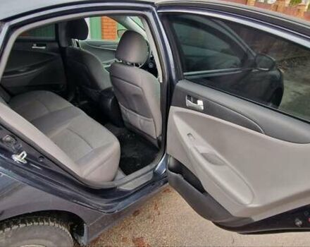 Синий Хендай Соната, объемом двигателя 2.36 л и пробегом 185 тыс. км за 7300 $, фото 14 на Automoto.ua