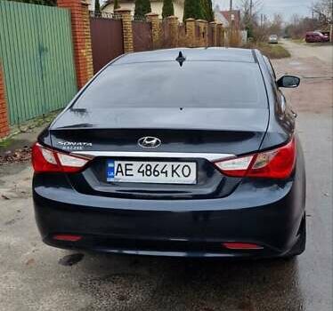 Синий Хендай Соната, объемом двигателя 2.36 л и пробегом 185 тыс. км за 7300 $, фото 3 на Automoto.ua