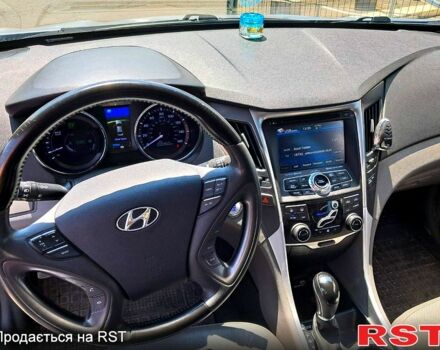 Синий Хендай Соната, объемом двигателя 2.4 л и пробегом 200 тыс. км за 12500 $, фото 3 на Automoto.ua