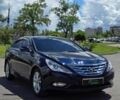 Синий Хендай Соната, объемом двигателя 2.4 л и пробегом 227 тыс. км за 8850 $, фото 1 на Automoto.ua