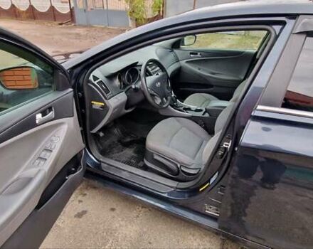 Синий Хендай Соната, объемом двигателя 2.36 л и пробегом 185 тыс. км за 7300 $, фото 7 на Automoto.ua