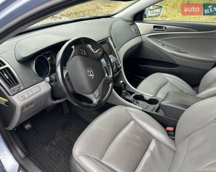 Синий Хендай Соната, объемом двигателя 2.36 л и пробегом 115 тыс. км за 11300 $, фото 7 на Automoto.ua