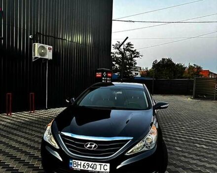 Синий Хендай Соната, объемом двигателя 2.4 л и пробегом 63 тыс. км за 9000 $, фото 1 на Automoto.ua